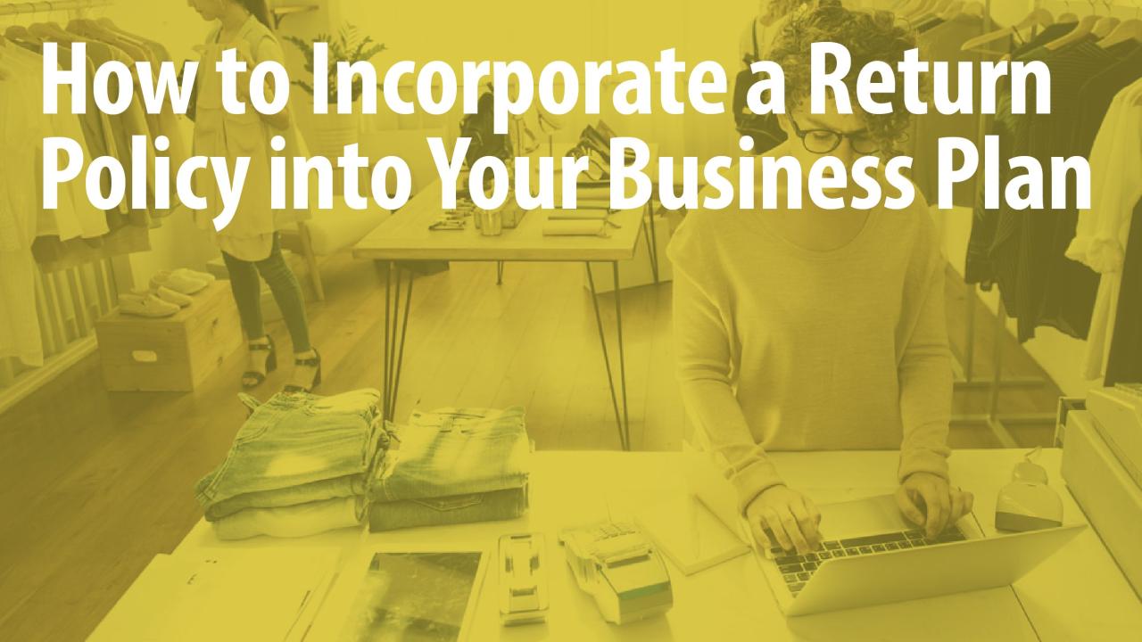 What to Include in Your Return Policy