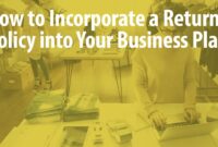 What to Include in Your Return Policy Essentials